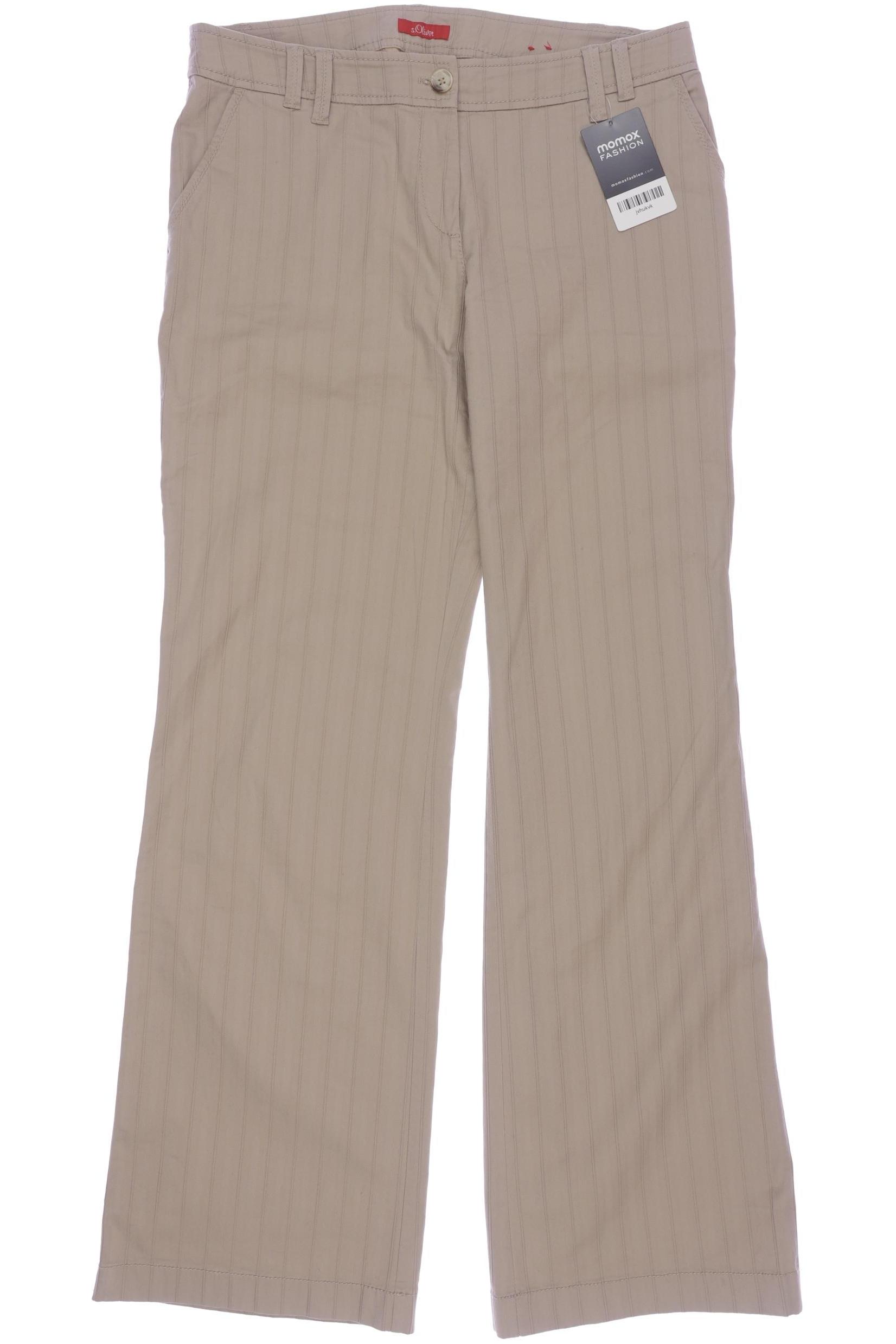 

s.Oliver Damen Stoffhose, beige, Gr. 38