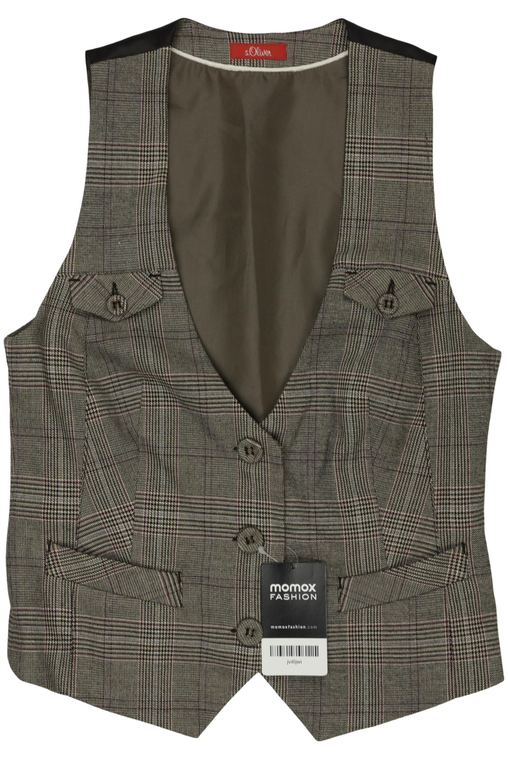 

s.Oliver Damen Weste, braun, Gr. 36
