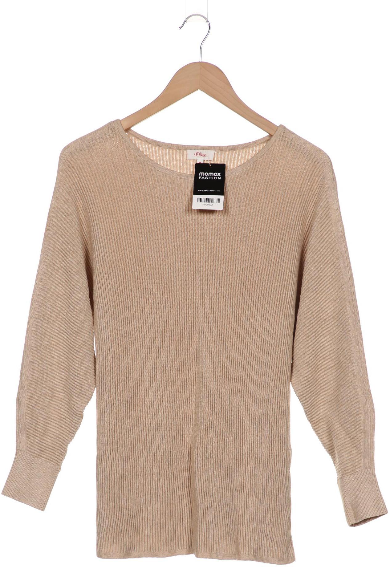 

s.Oliver Damen Pullover, beige, Gr. 38