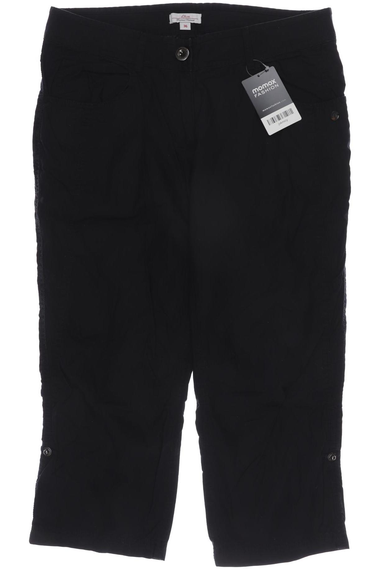 

s.Oliver Damen Stoffhose, schwarz, Gr. 36