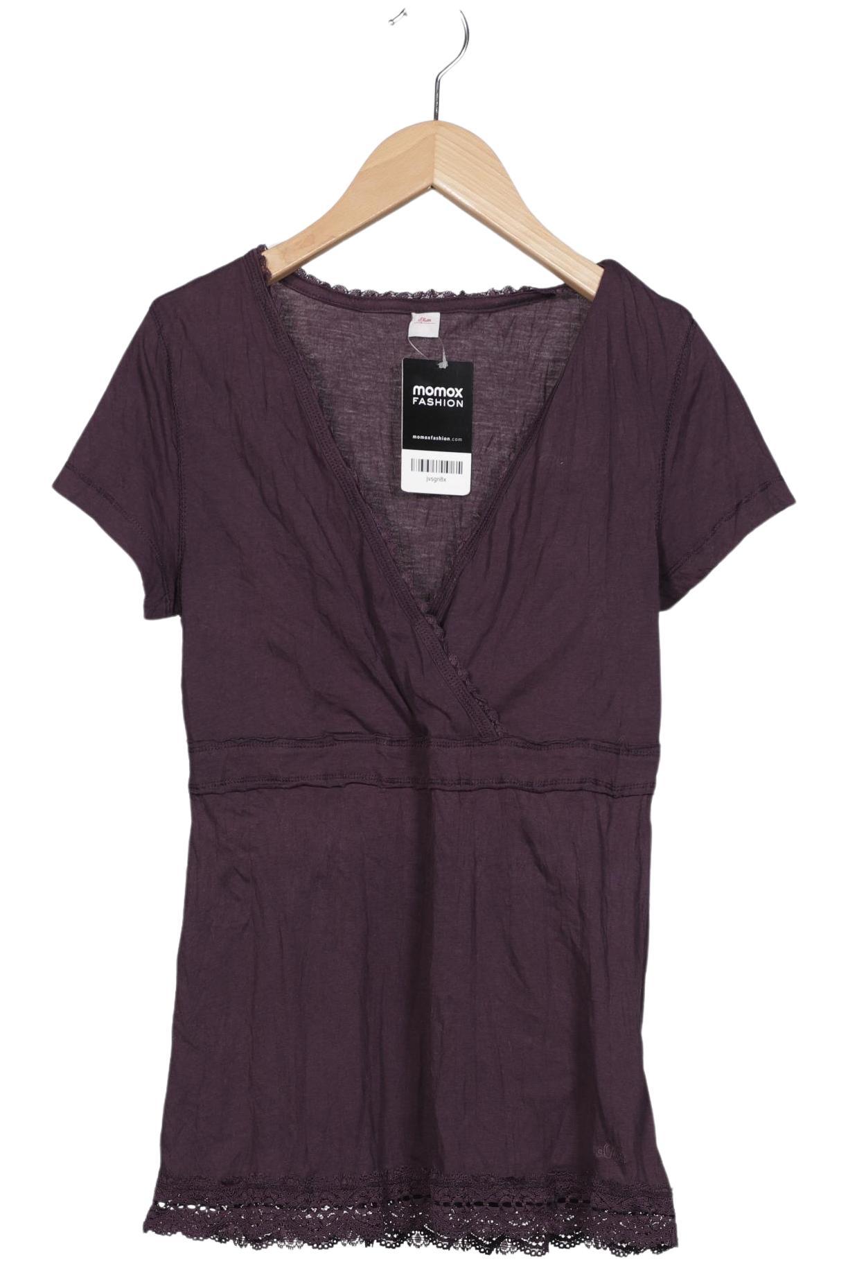 

s.Oliver Damen T-Shirt, bordeaux, Gr. 36