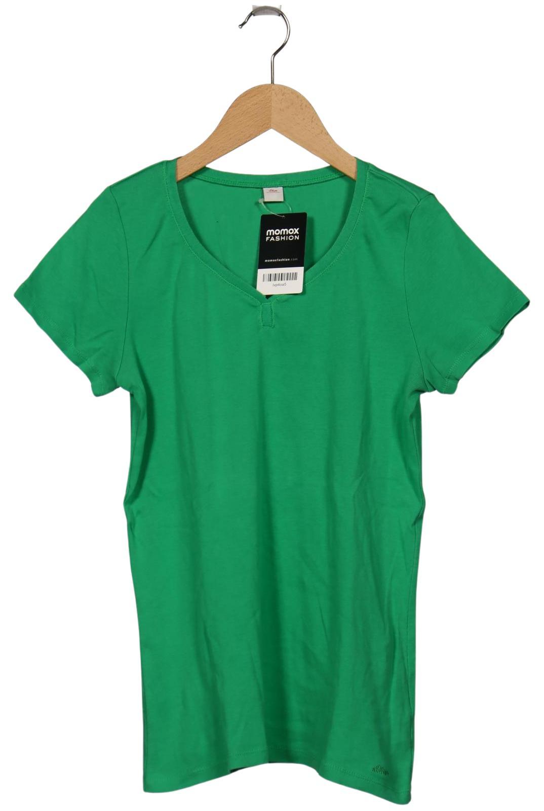 

s.Oliver Damen T-Shirt, grün, Gr. 40
