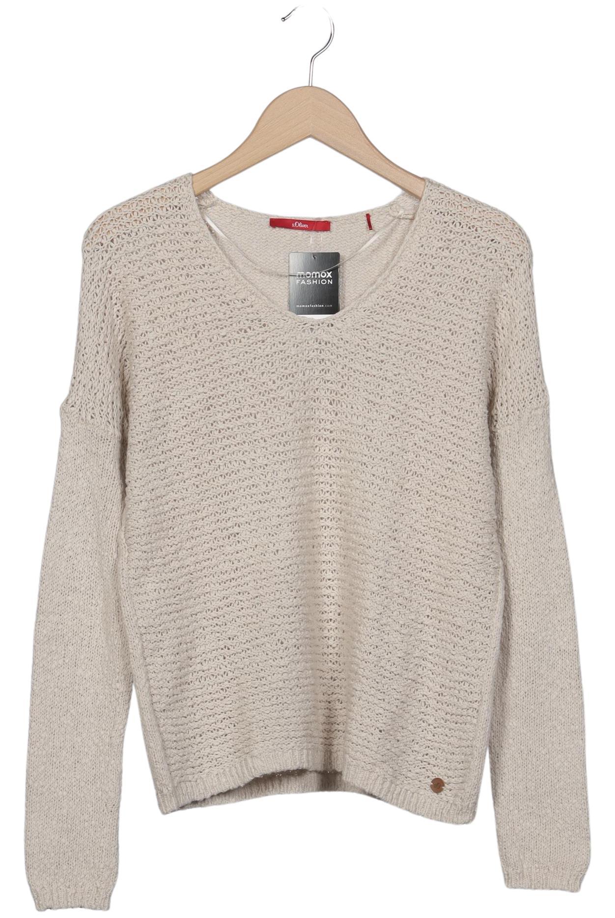 

s.Oliver Damen Pullover, beige, Gr. 38