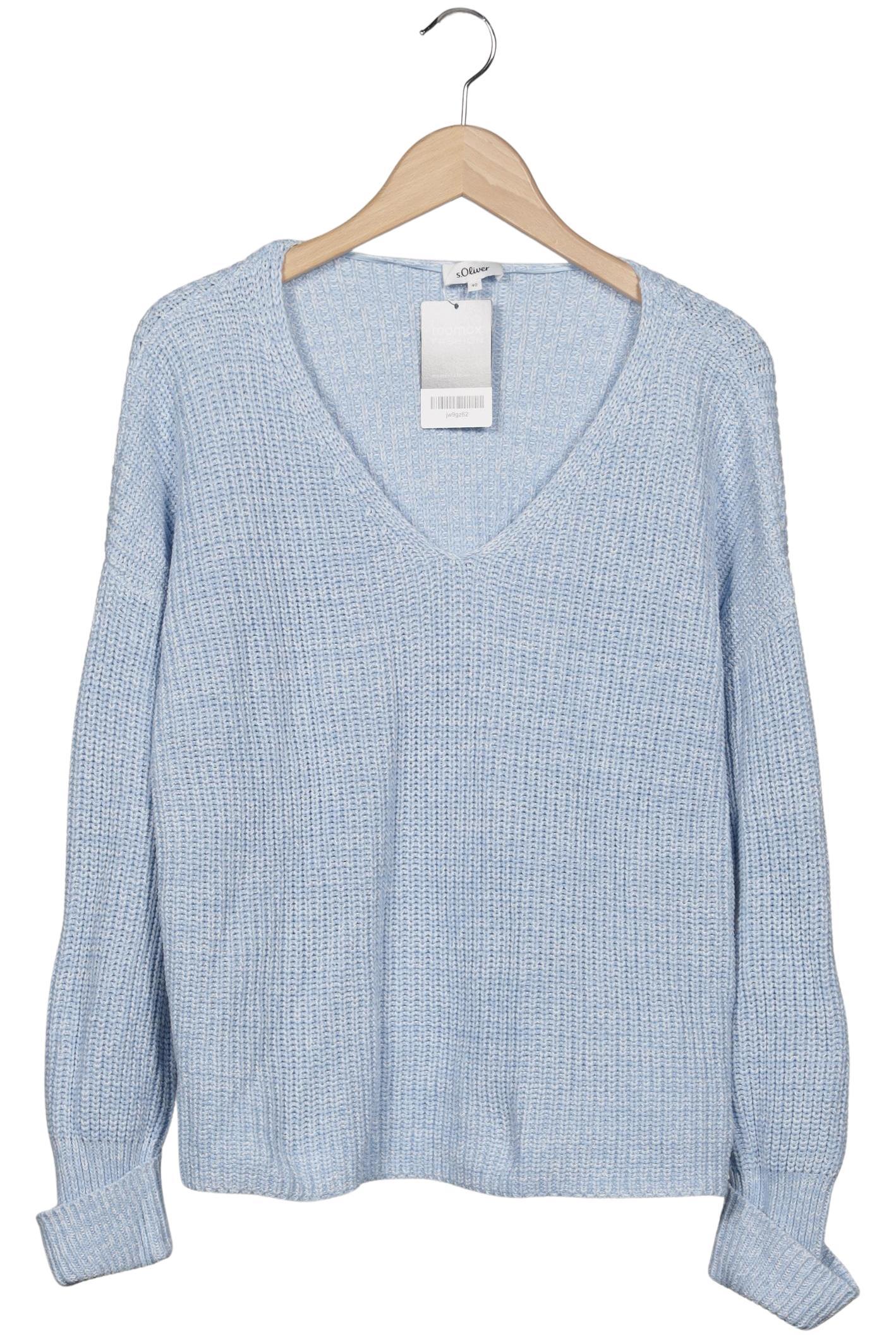 

s.Oliver Damen Pullover, hellblau, Gr. 40
