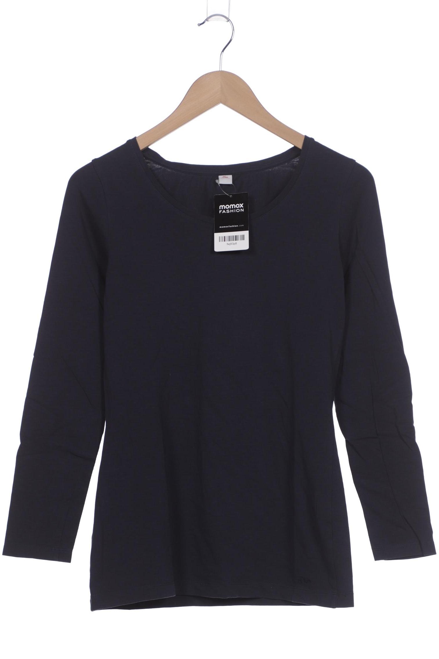 

s.Oliver Damen Langarmshirt, marineblau, Gr. 38