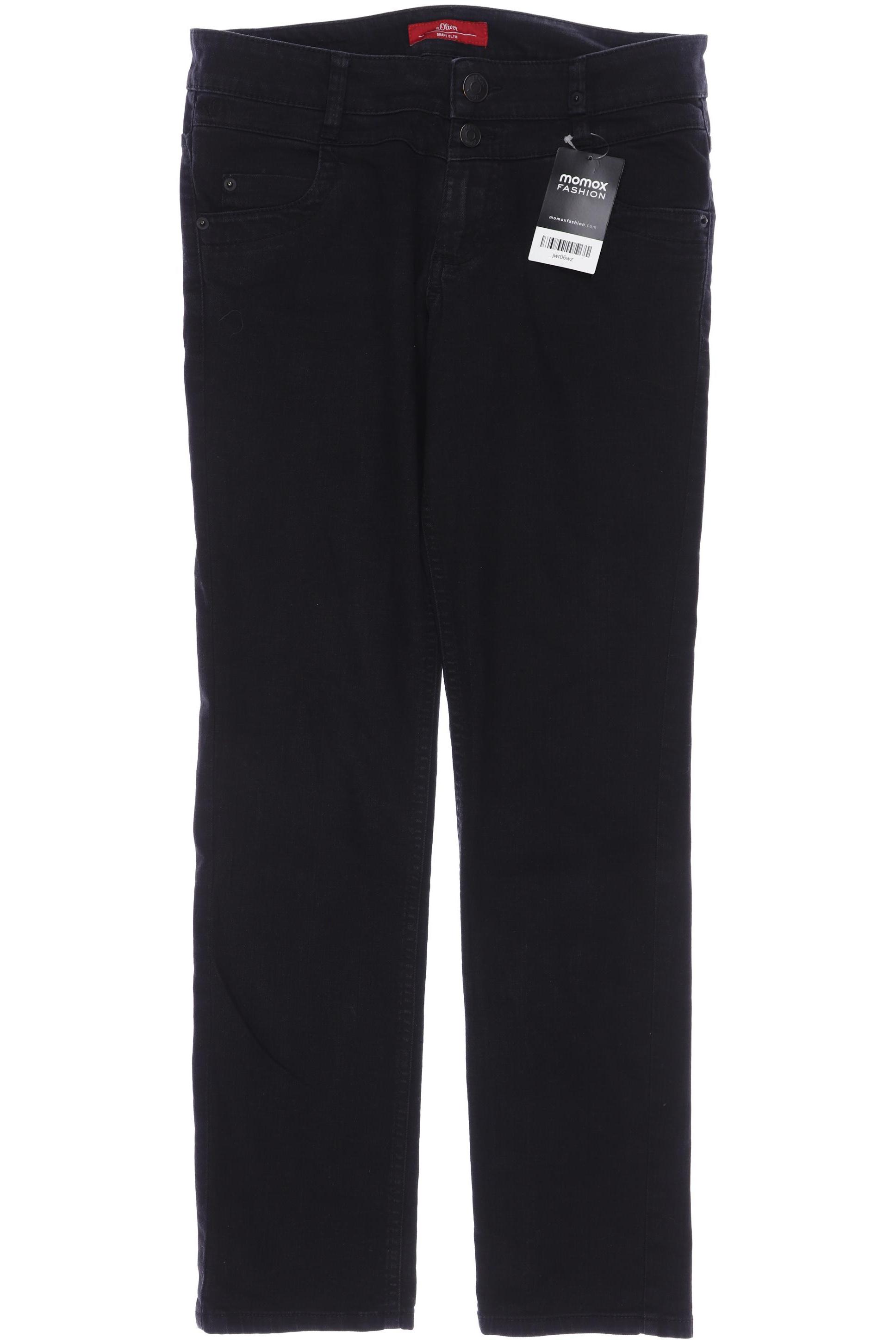 

s.Oliver Damen Jeans, schwarz