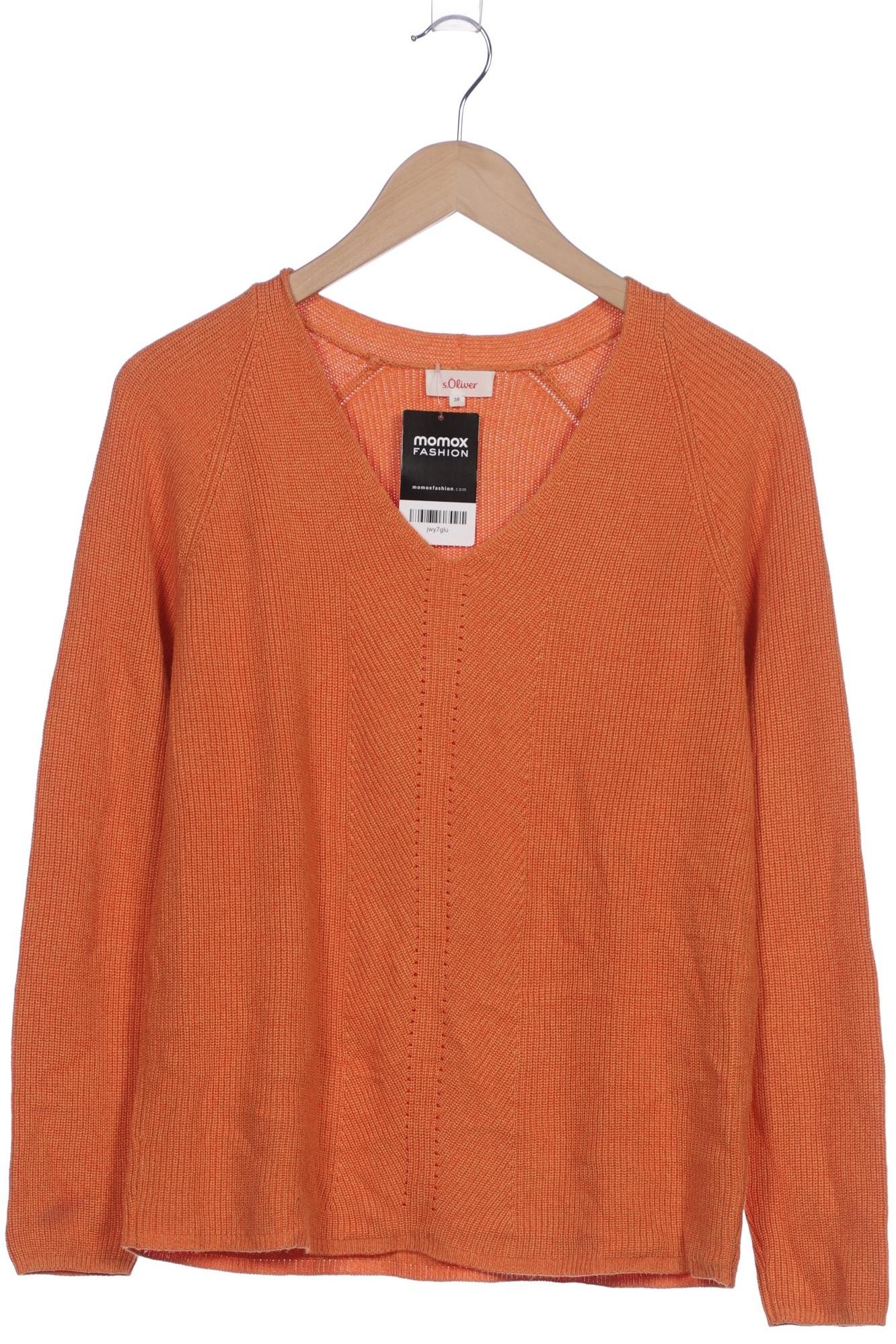 

s.Oliver Damen Pullover, orange, Gr. 38