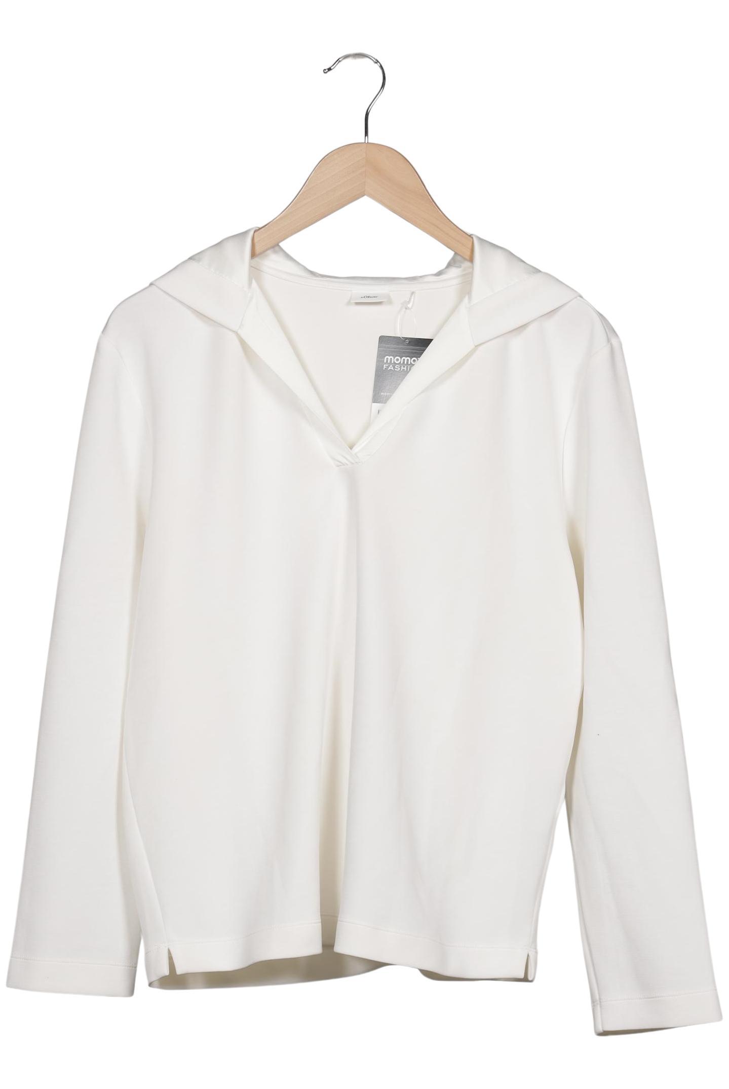 

s.Oliver Damen Kapuzenpullover, weiß, Gr. 36