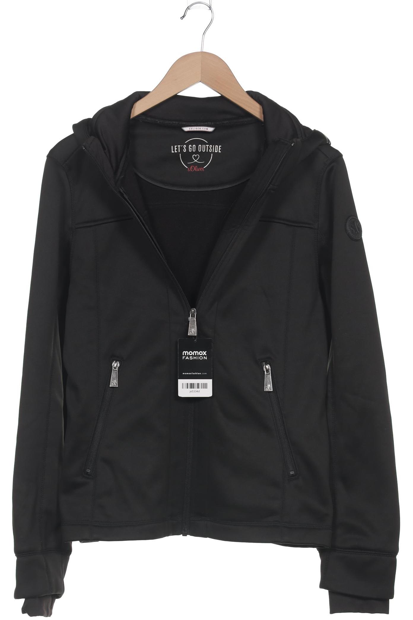 

s.Oliver Damen Jacke, schwarz, Gr. 42