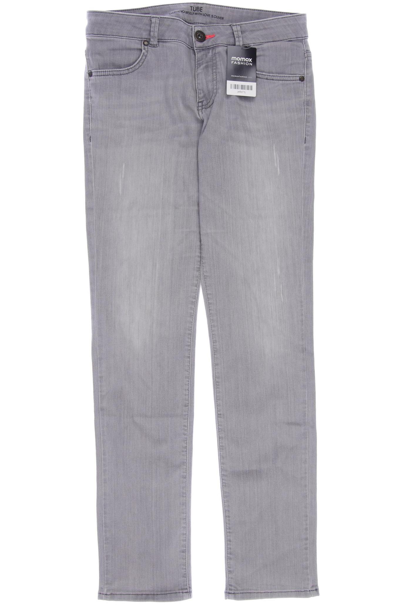 

s.Oliver Damen Jeans, grau
