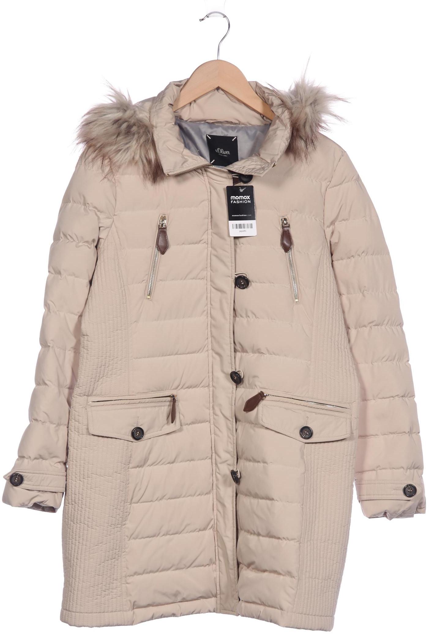 

s.Oliver Damen Mantel, beige, Gr. 42