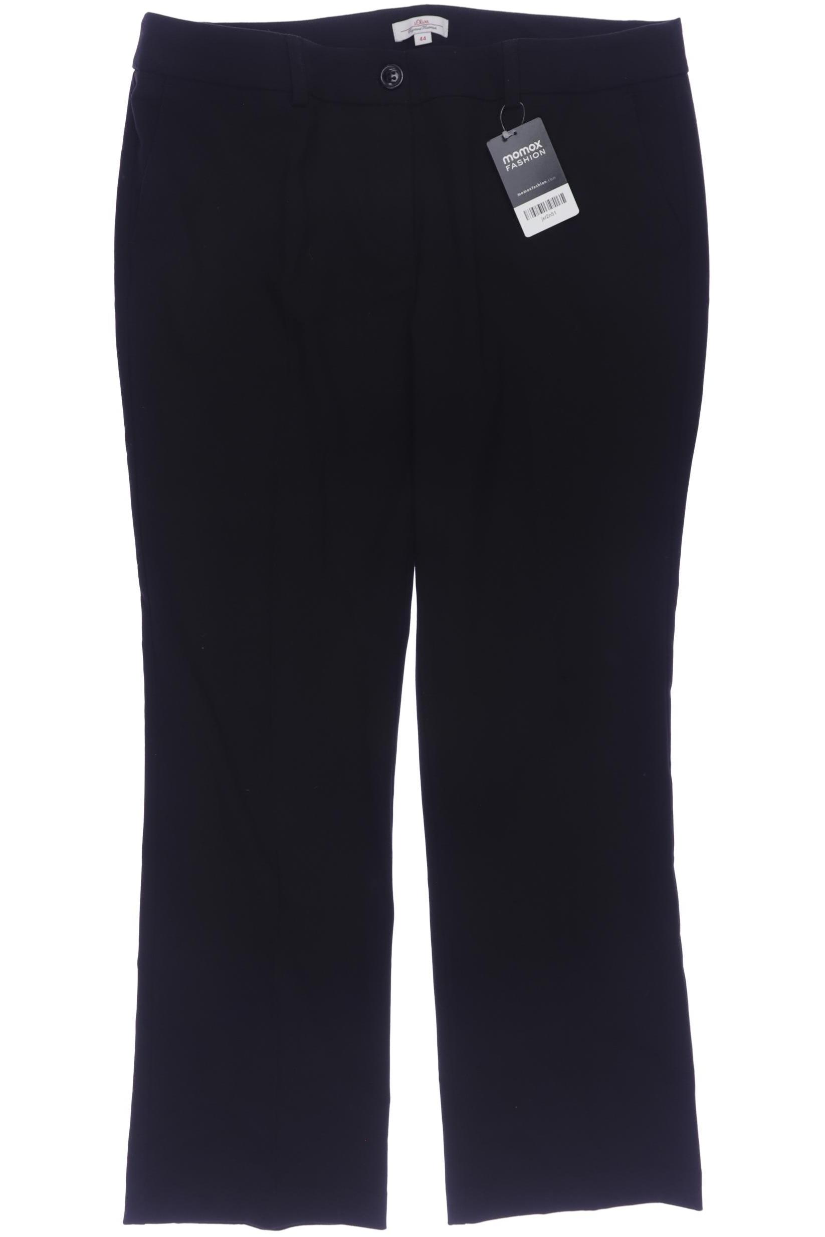 

s.Oliver Damen Stoffhose, schwarz, Gr. 44