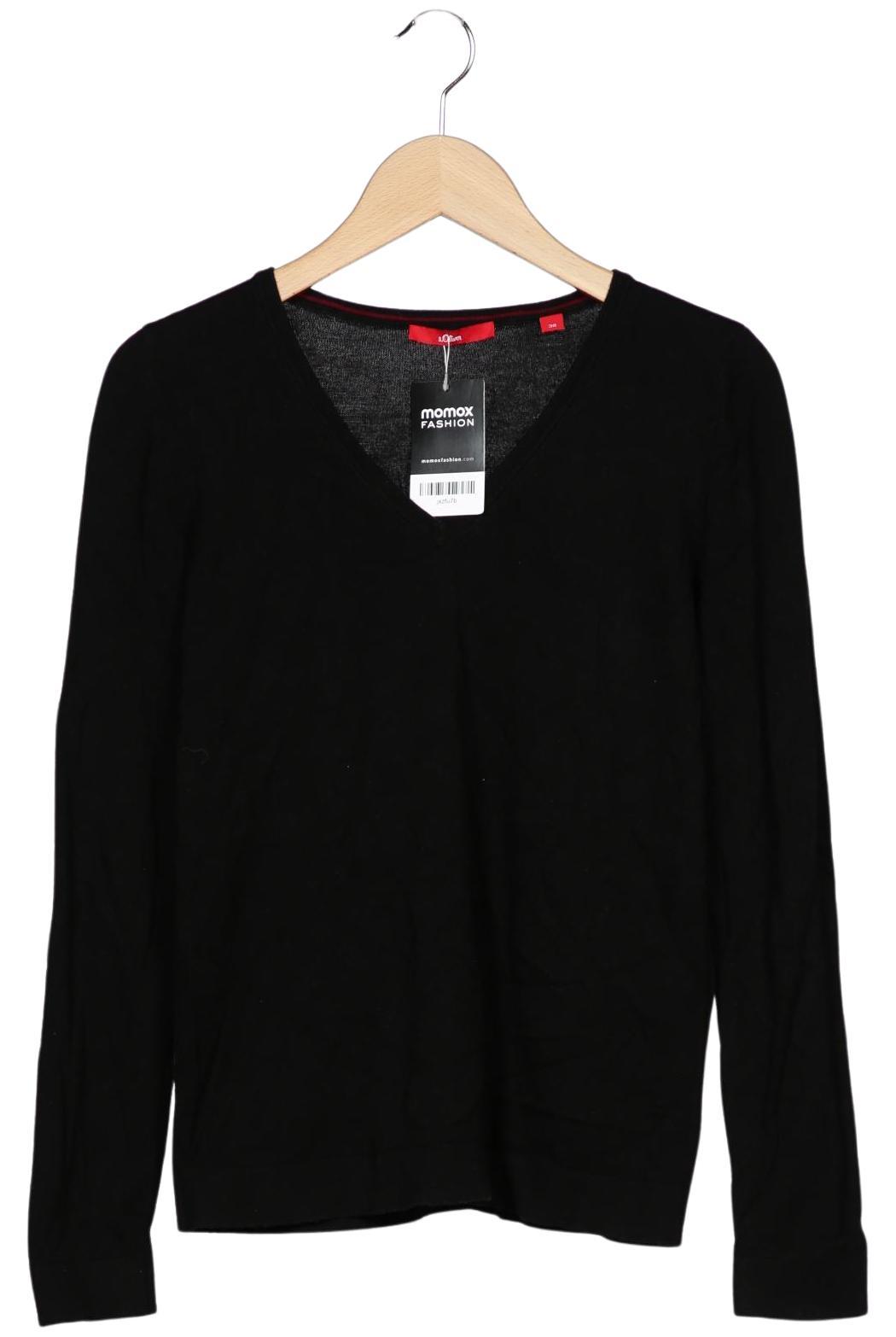 

s.Oliver Damen Pullover, schwarz, Gr. 38