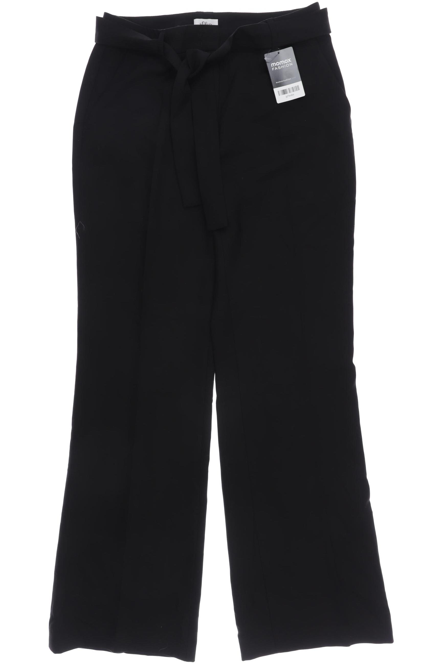 

s.Oliver Damen Stoffhose, schwarz, Gr. 38