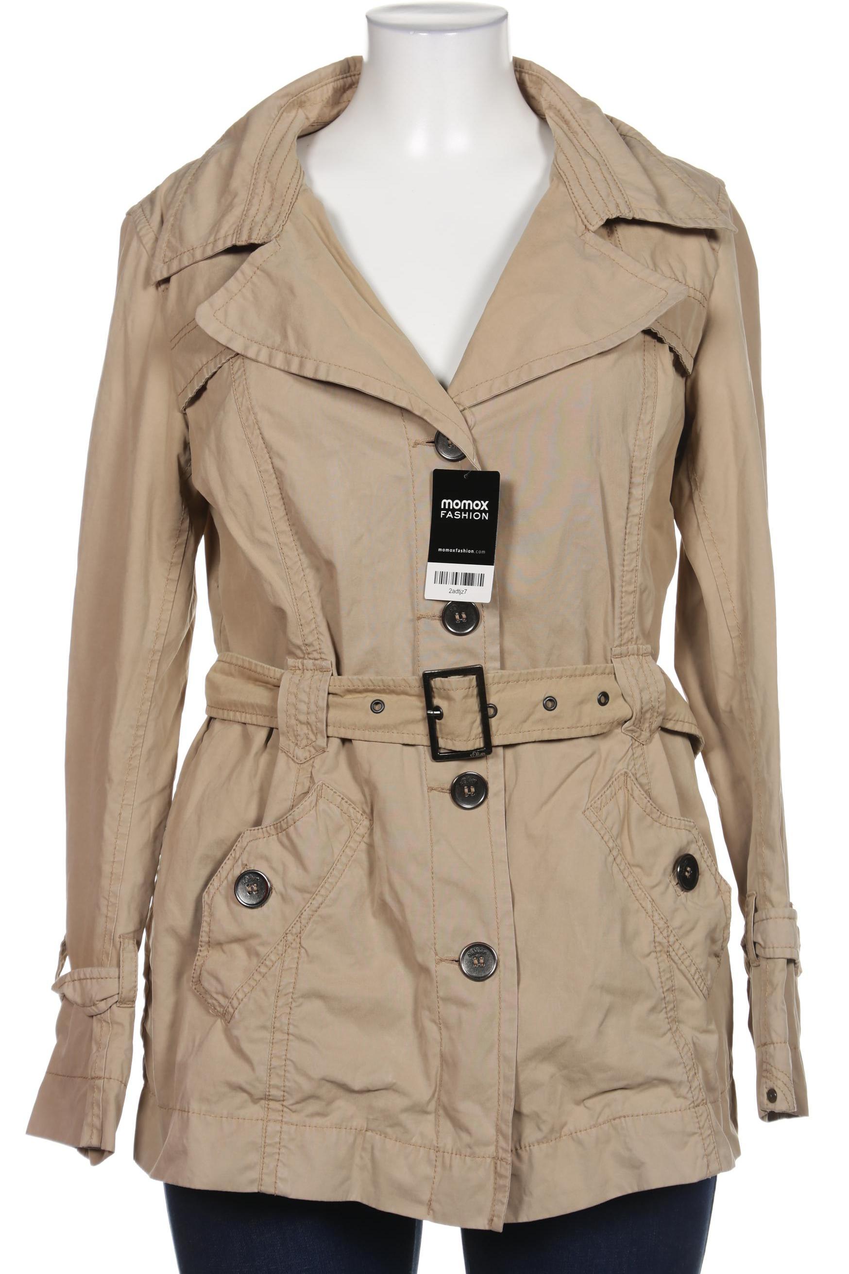

s.Oliver Damen Mantel, beige, Gr. 42