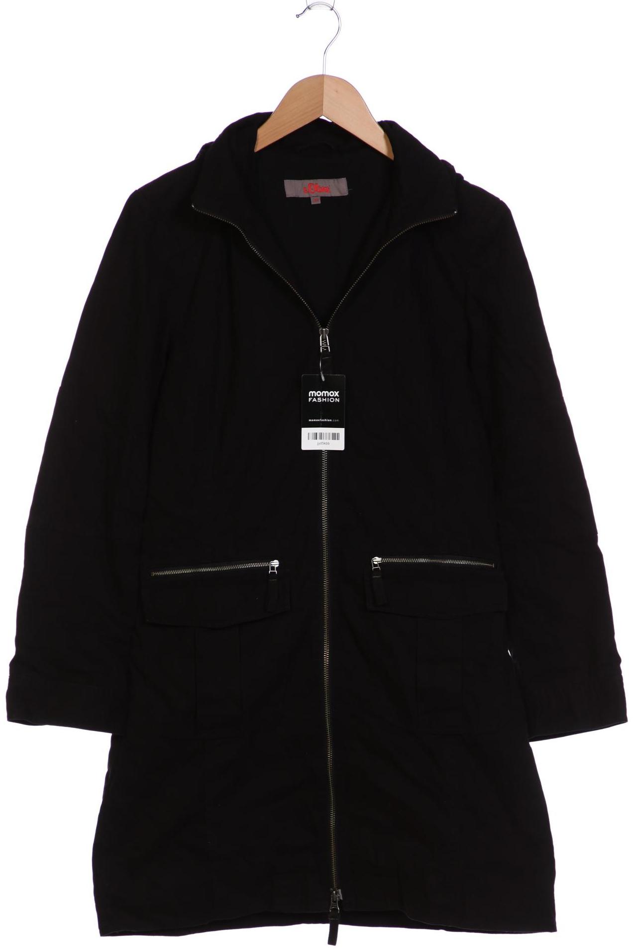 

s.Oliver Damen Mantel, schwarz
