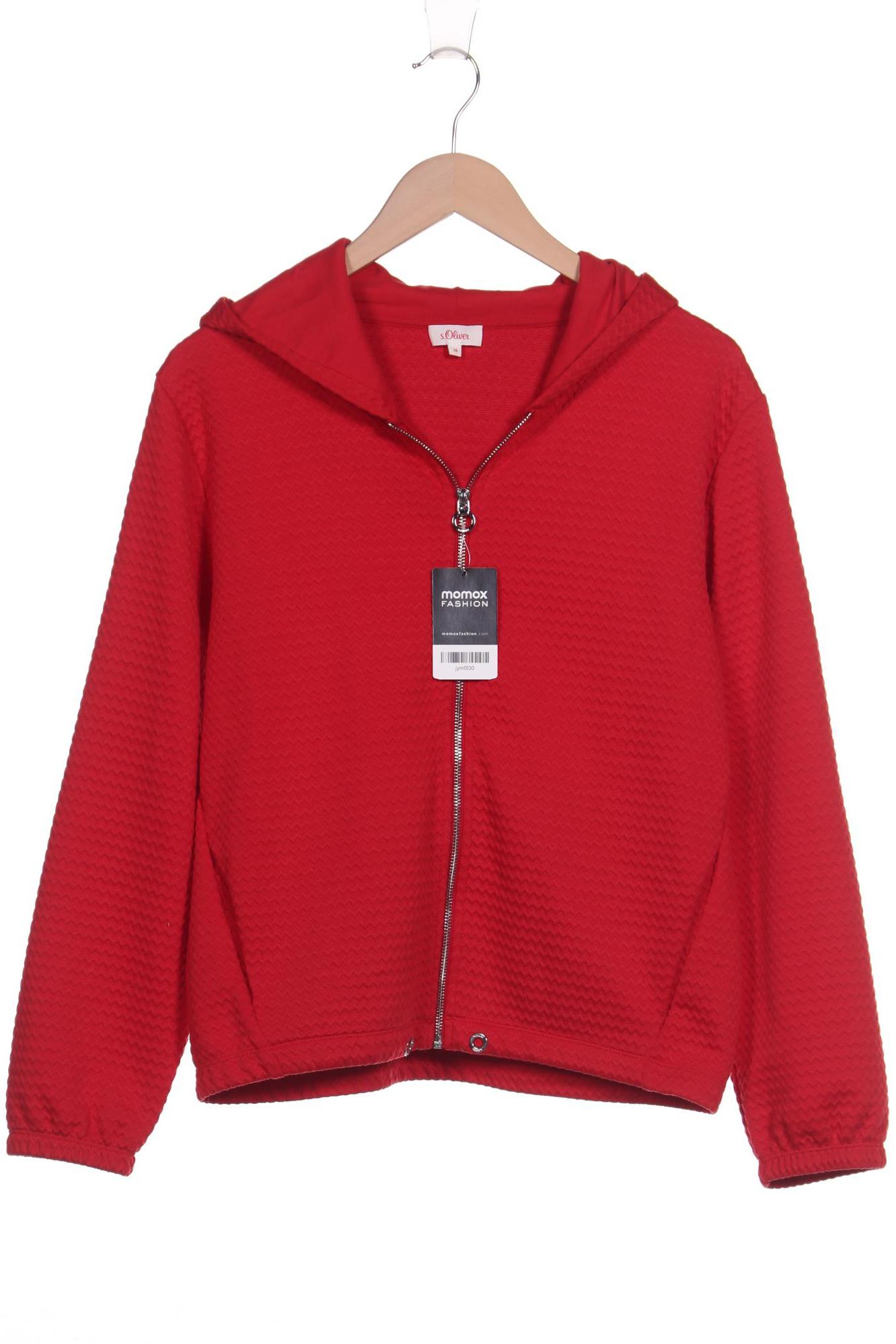 

s.Oliver Damen Kapuzenpullover, rot, Gr. 38