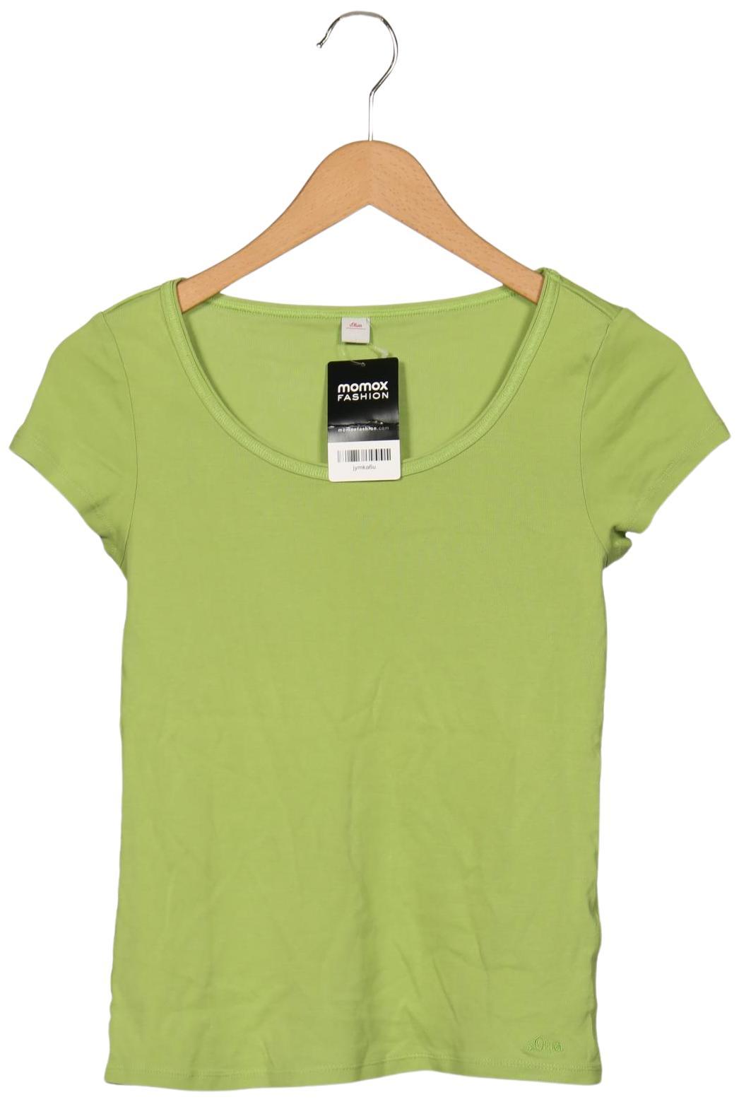 

s.Oliver Damen T-Shirt, hellgrün, Gr. 34