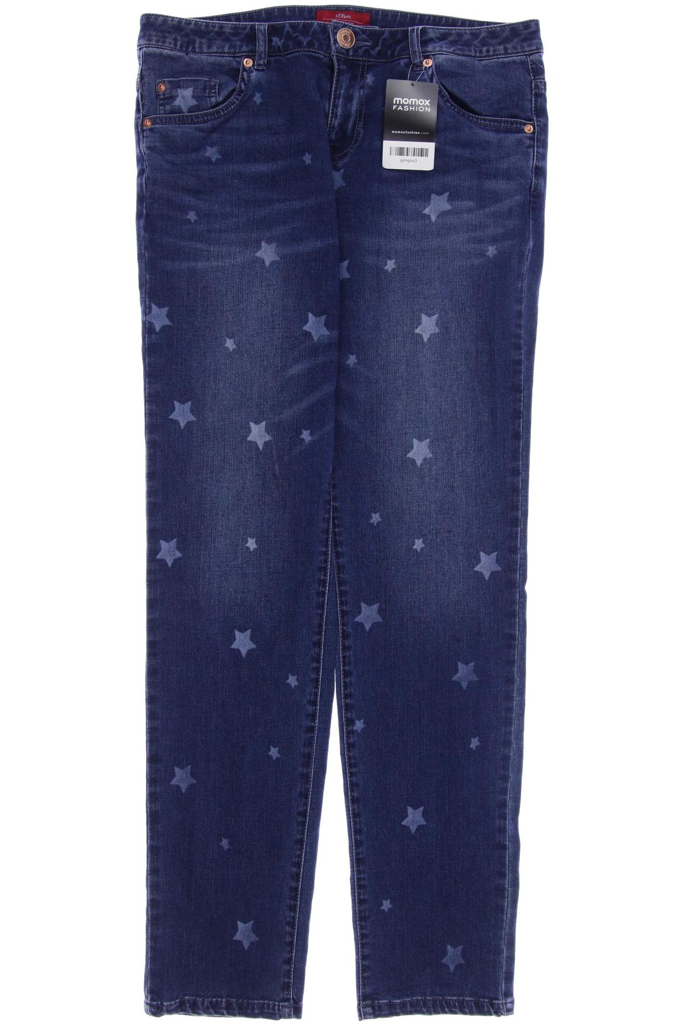 

s.Oliver Damen Jeans, blau