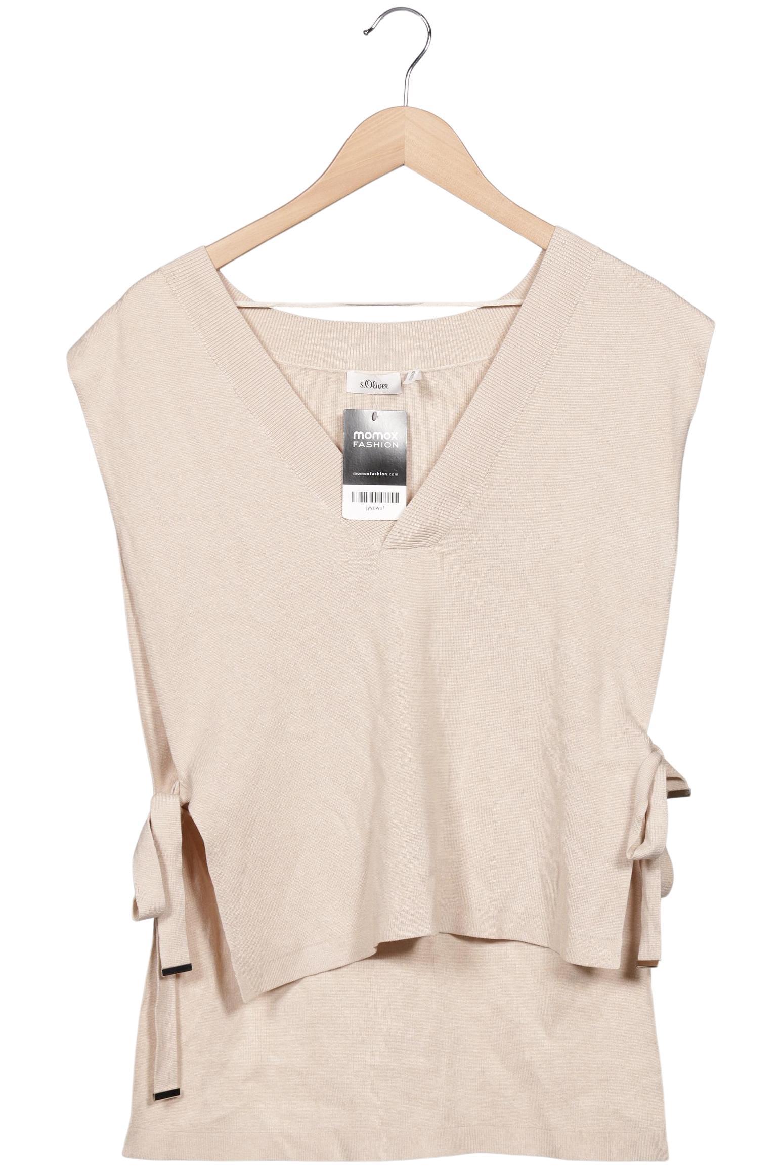 

s.Oliver Damen T-Shirt, beige, Gr. uni