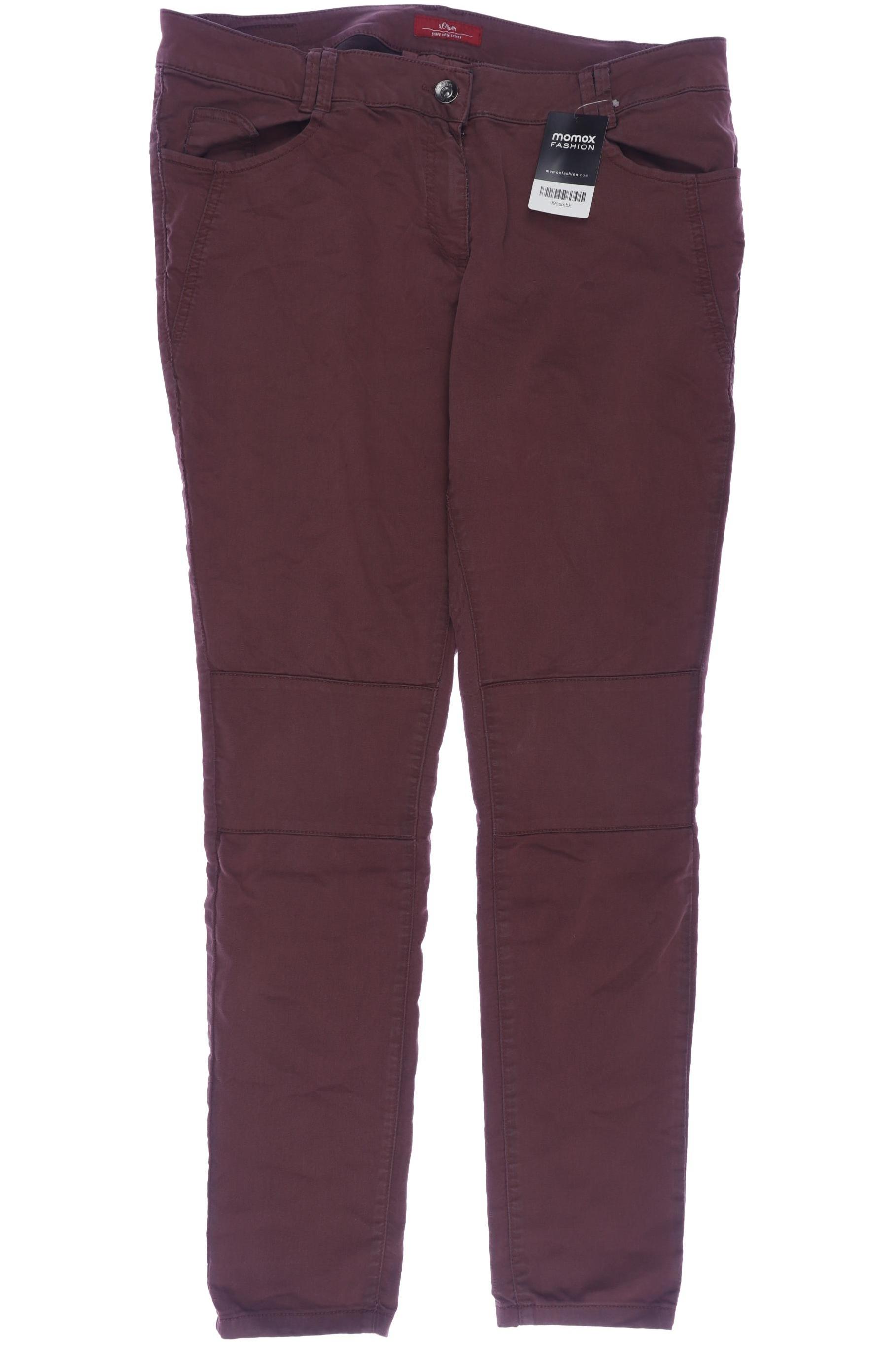 

s.Oliver Damen Stoffhose, bordeaux, Gr. 44