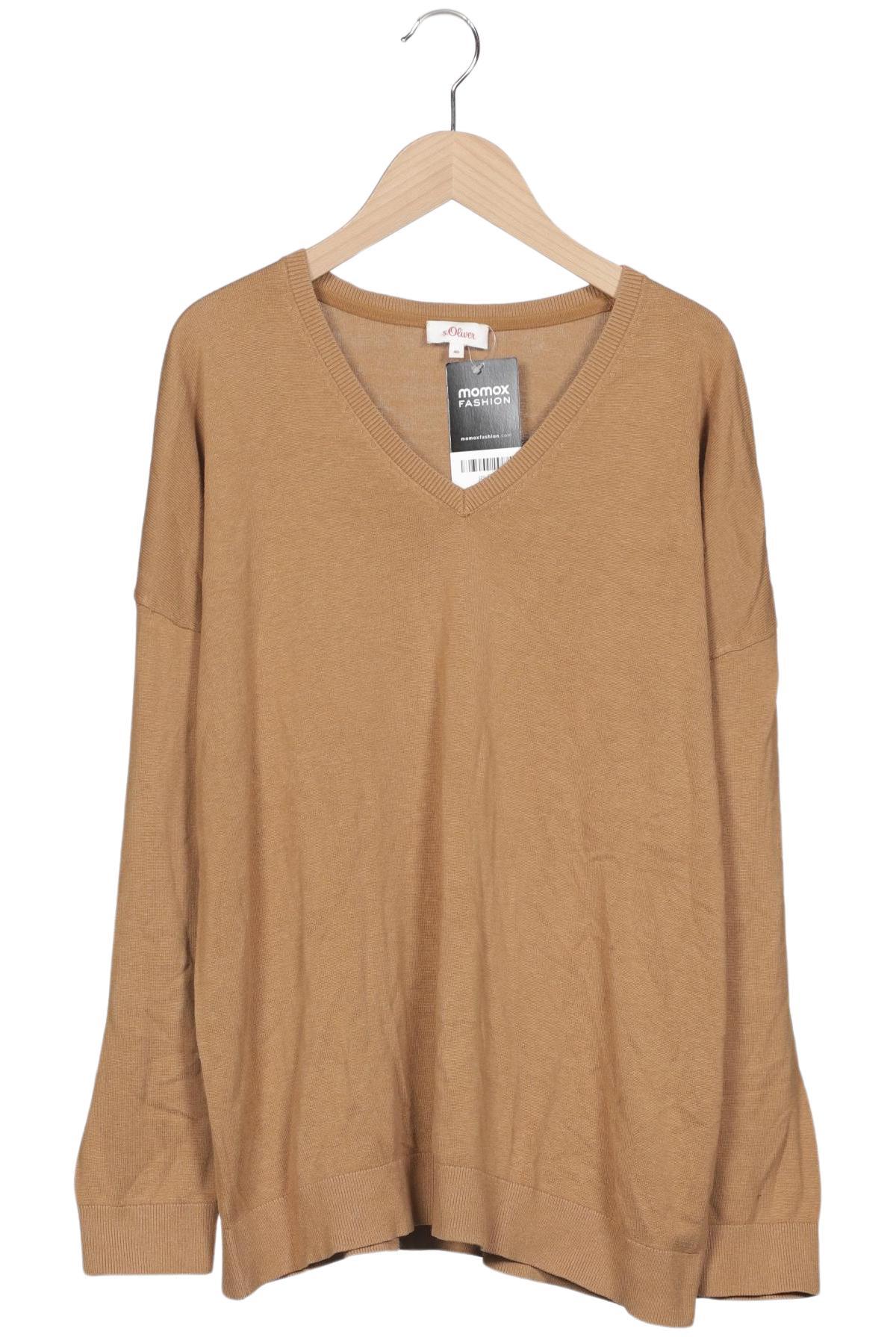 

s.Oliver Damen Pullover, beige, Gr. 40