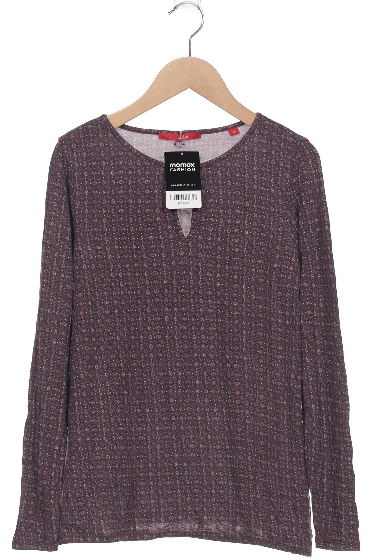

s.Oliver Damen Langarmshirt, bordeaux, Gr. 36