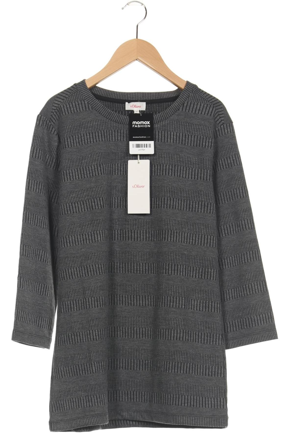 

s.Oliver Damen Langarmshirt, grau, Gr. 42