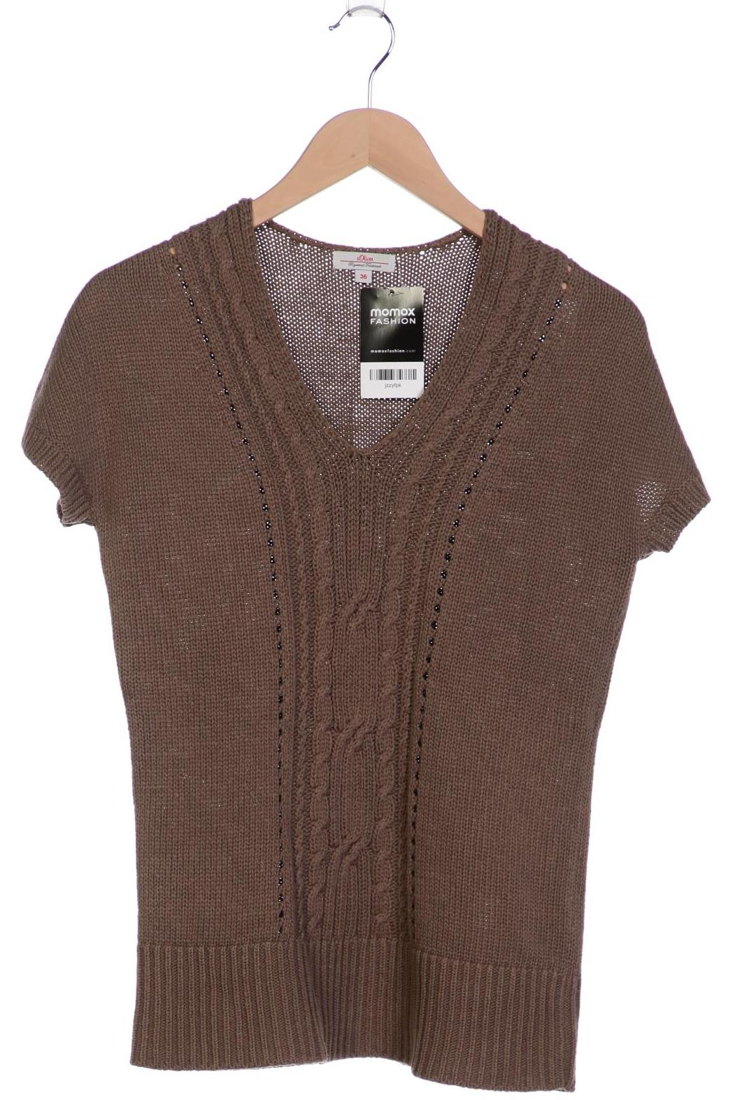 

s.Oliver Damen Pullover, braun, Gr. 36