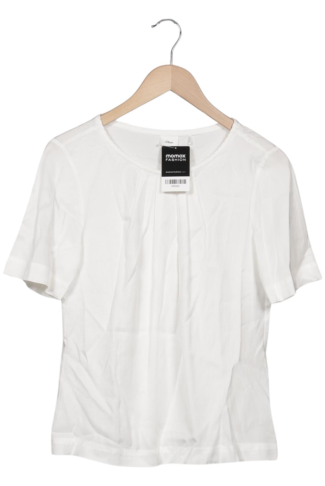 

s.Oliver Damen Bluse, weiß, Gr. 34