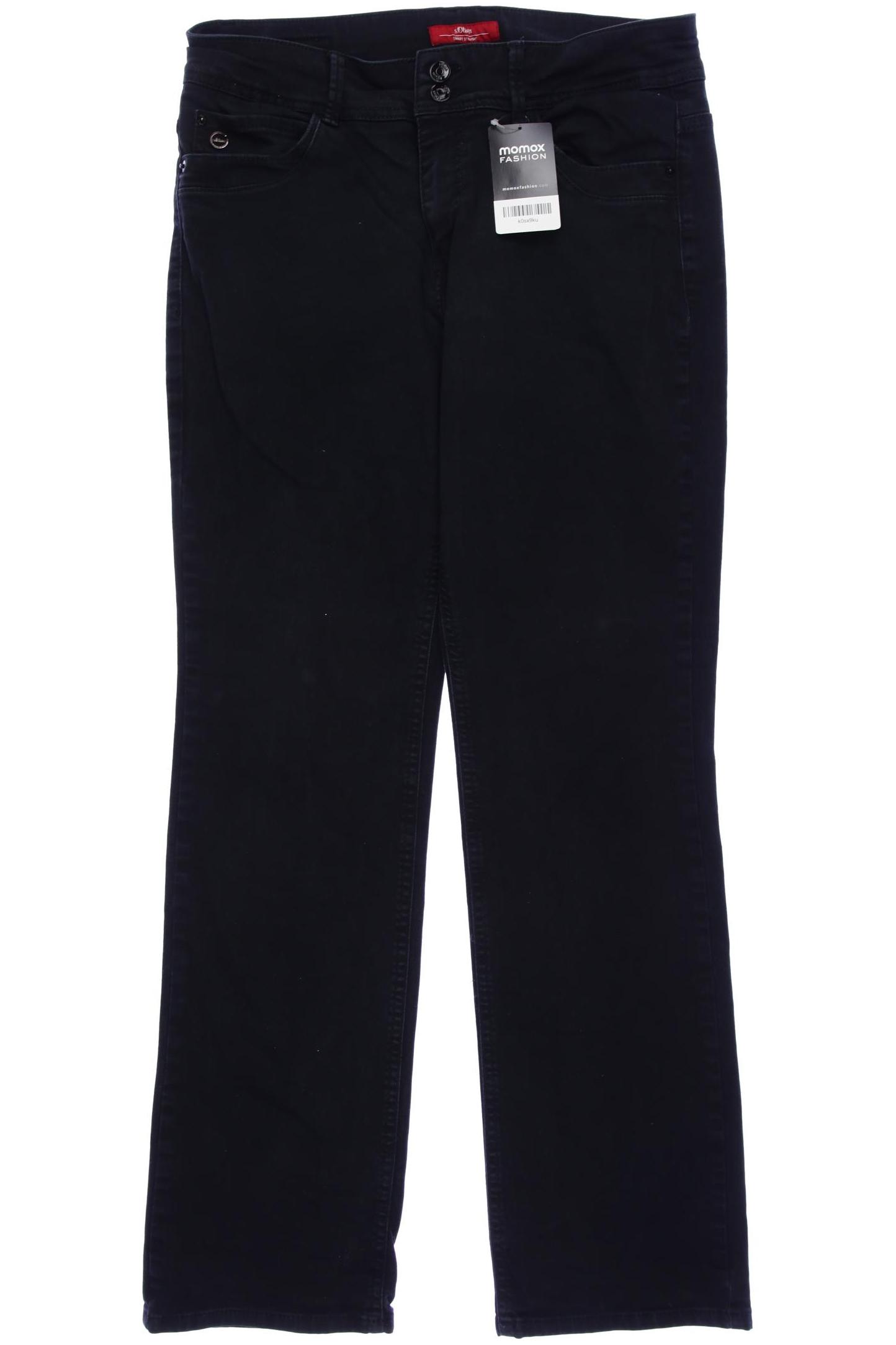 

s.Oliver Damen Jeans, schwarz, Gr. 42