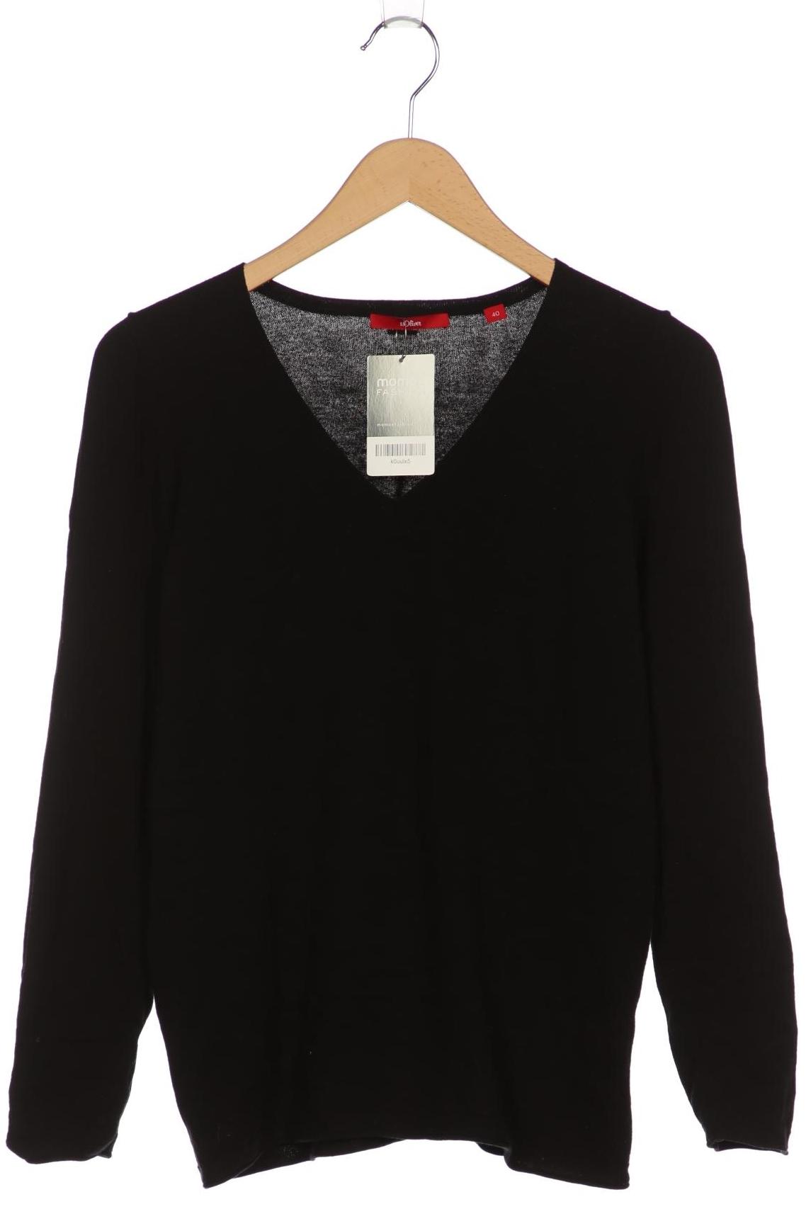 

s.Oliver Damen Pullover, schwarz, Gr. 40