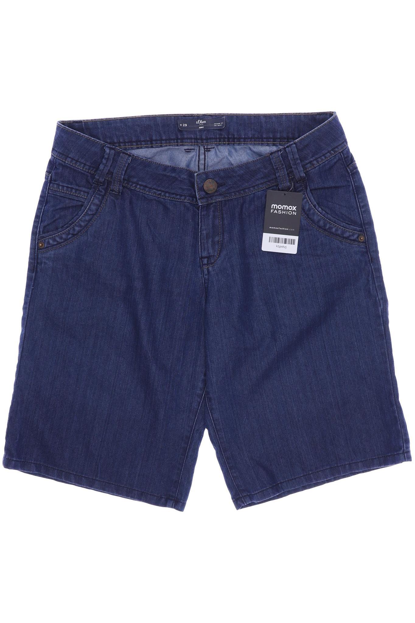 

s.Oliver Damen Shorts, marineblau