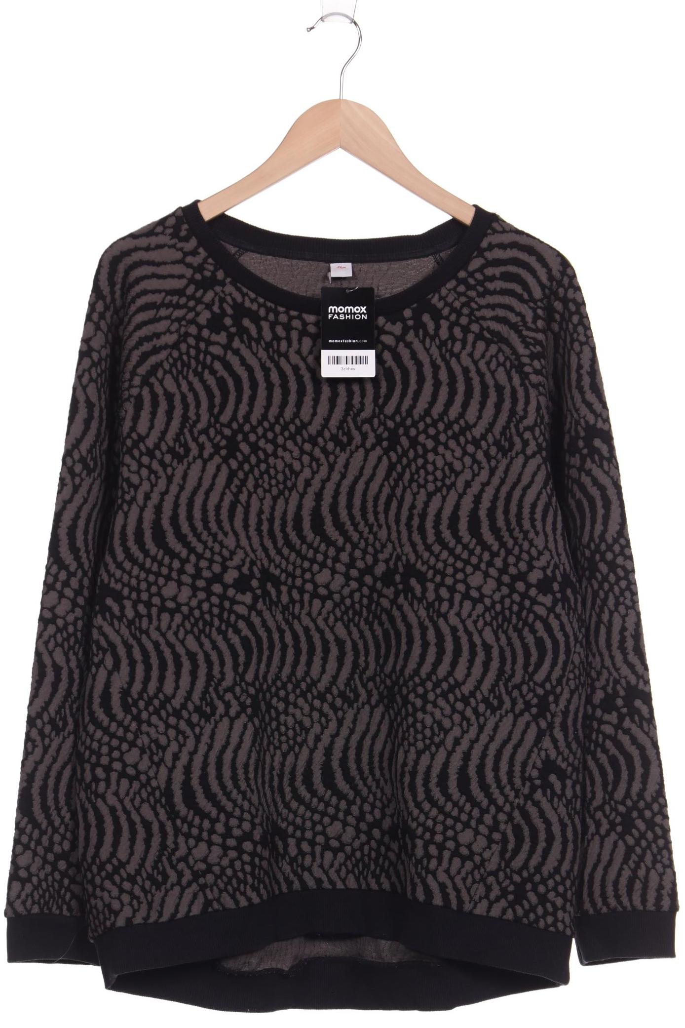 

s.Oliver Damen Sweatshirt, schwarz, Gr. 42