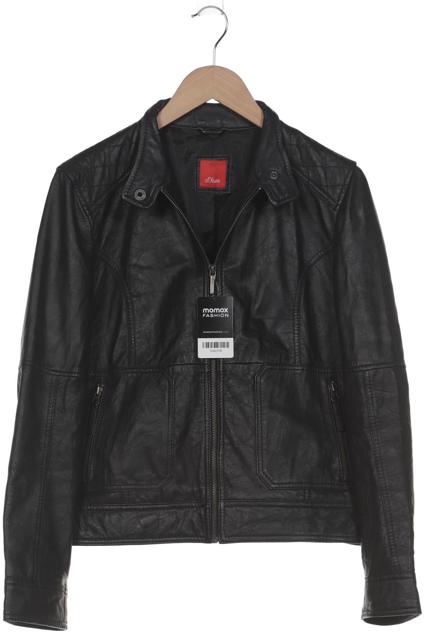 

s.Oliver Damen Jacke, schwarz, Gr. 42