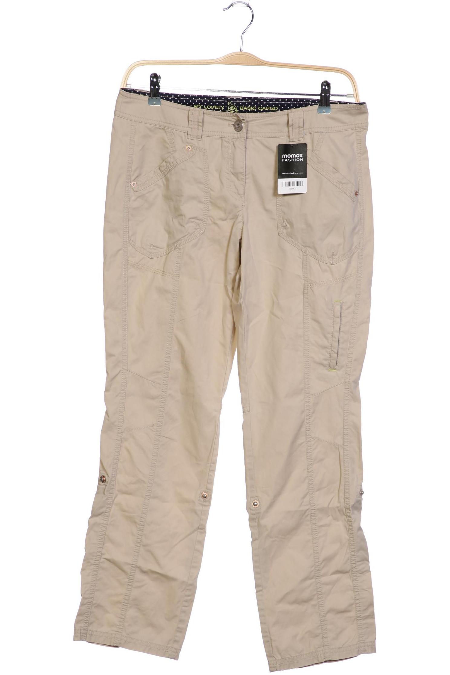 

s.Oliver Damen Stoffhose, beige, Gr. 38