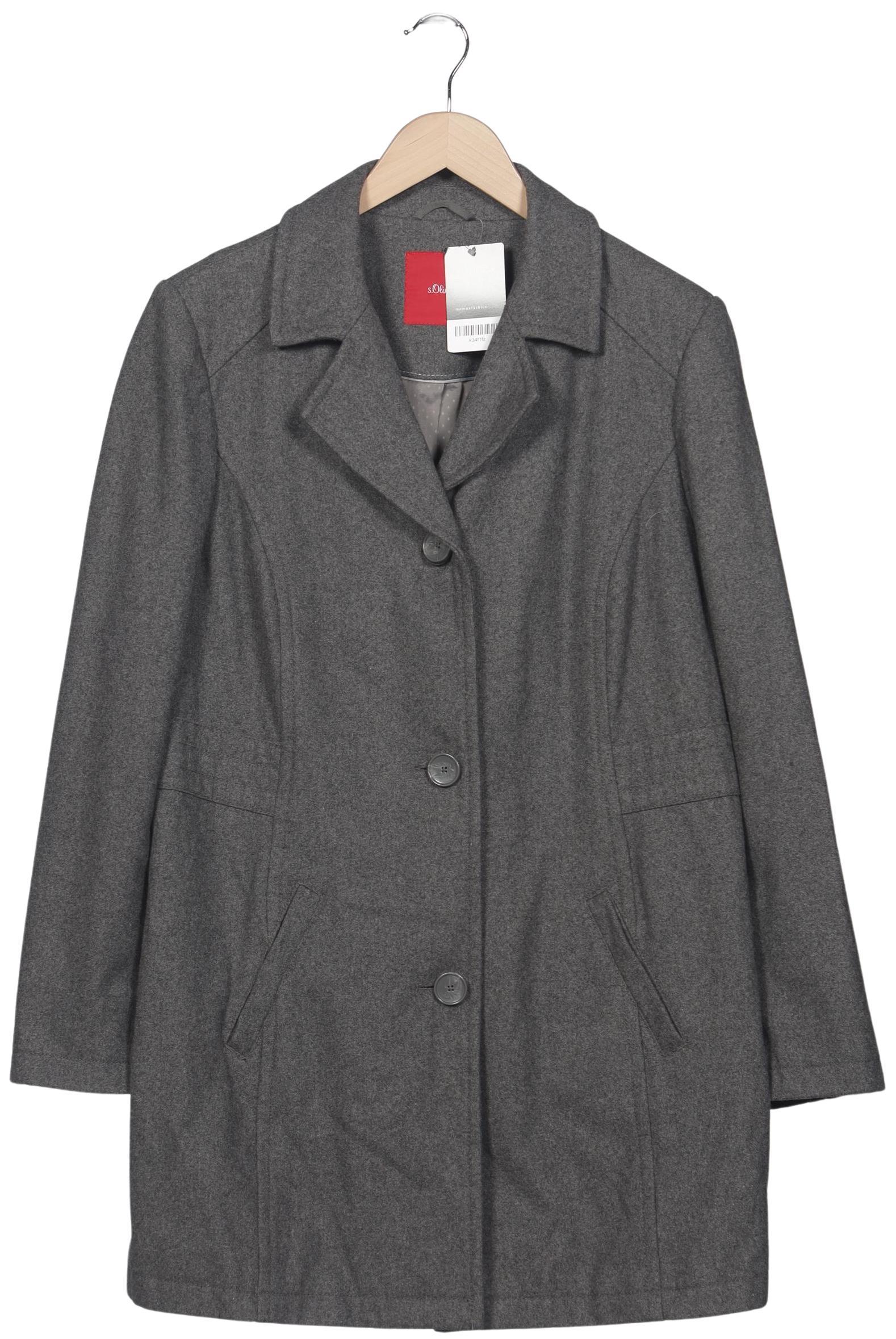 

s.Oliver Damen Mantel, grau, Gr. 46