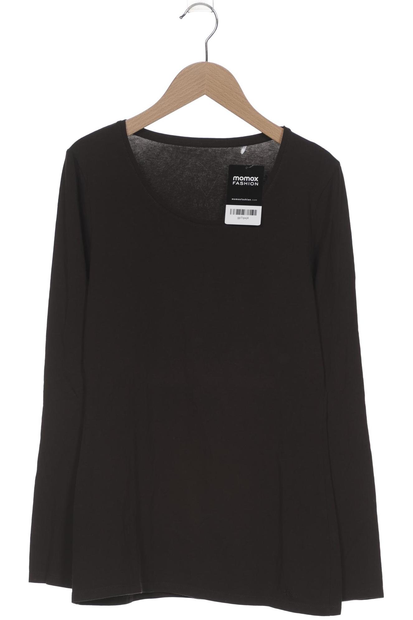 

s.Oliver Damen Langarmshirt, braun, Gr. 38