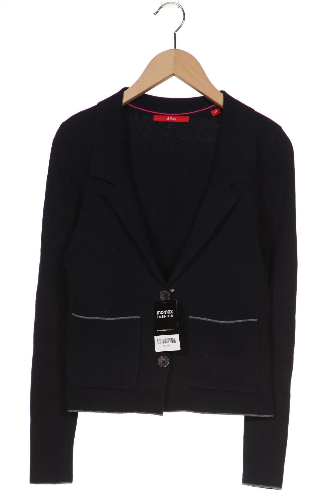 

s.Oliver Damen Strickjacke, marineblau, Gr. 32