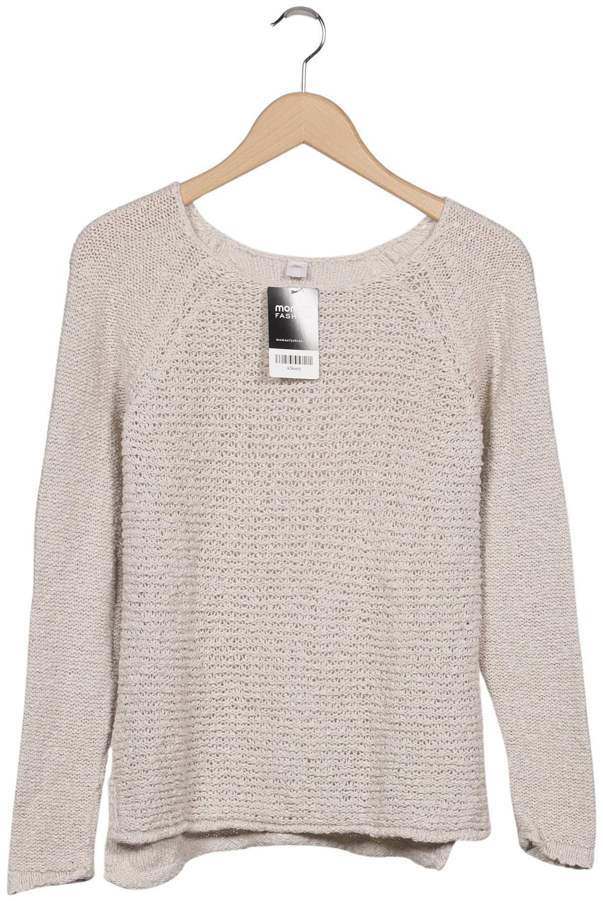

s.Oliver Damen Pullover, beige, Gr. 36