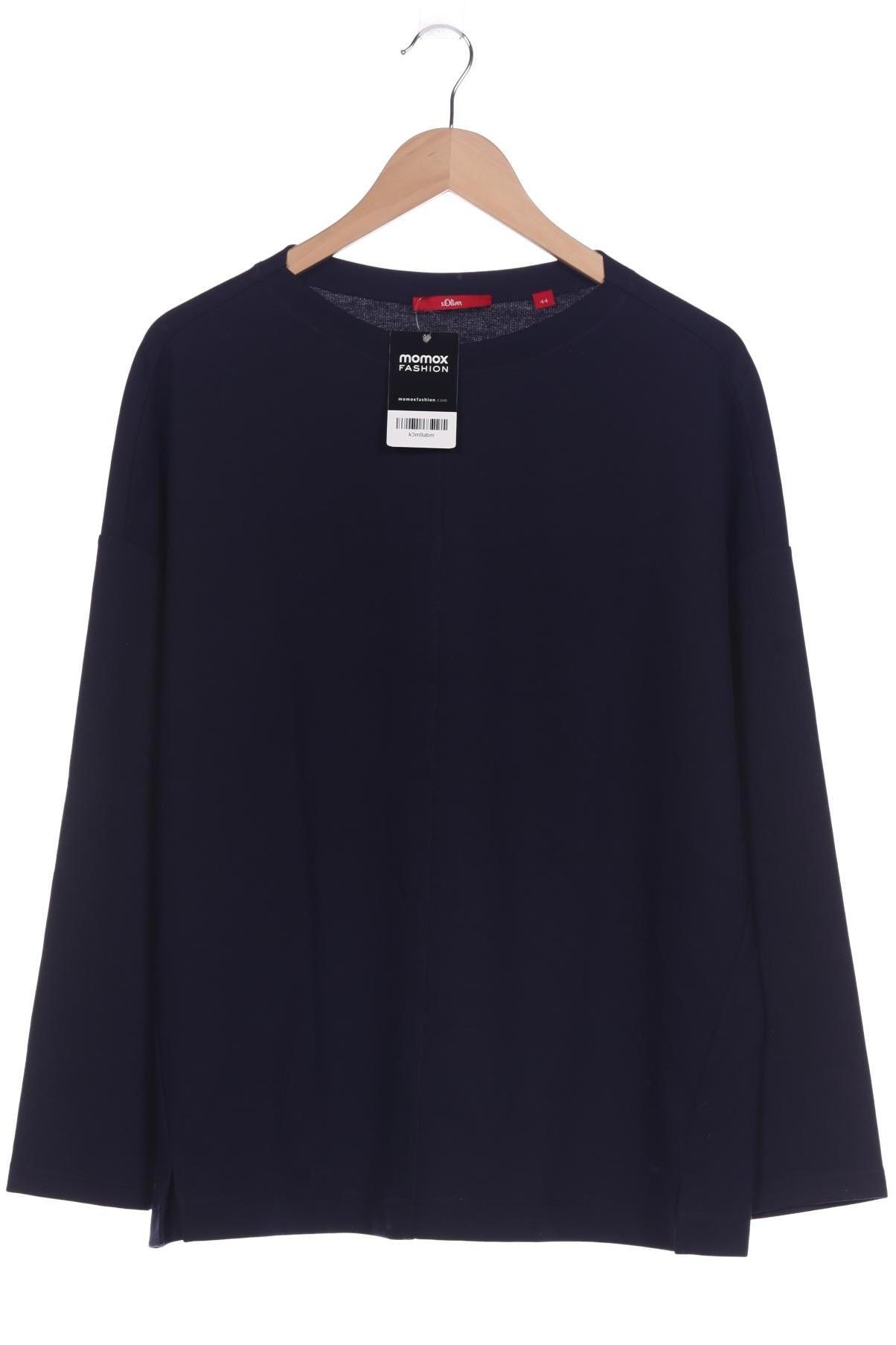 

s.Oliver Damen Langarmshirt, marineblau, Gr. 44