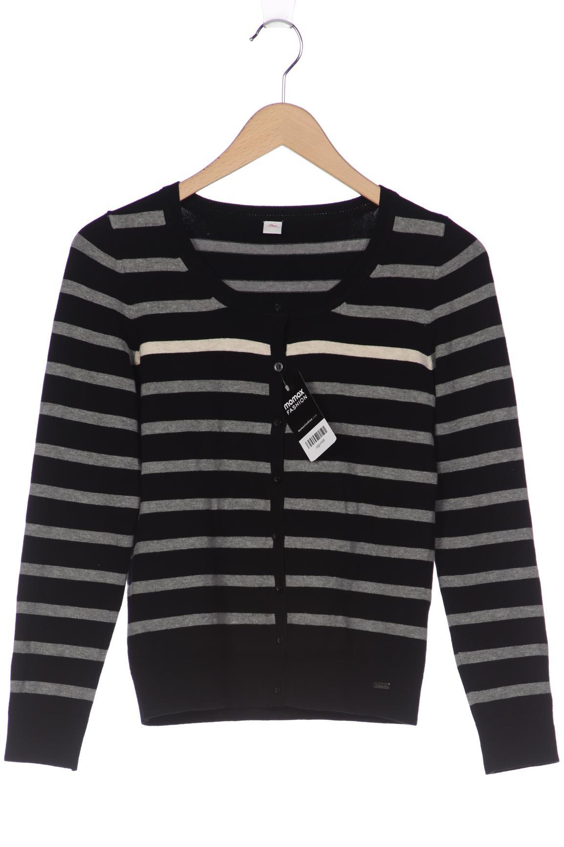 

s.Oliver Damen Strickjacke, schwarz