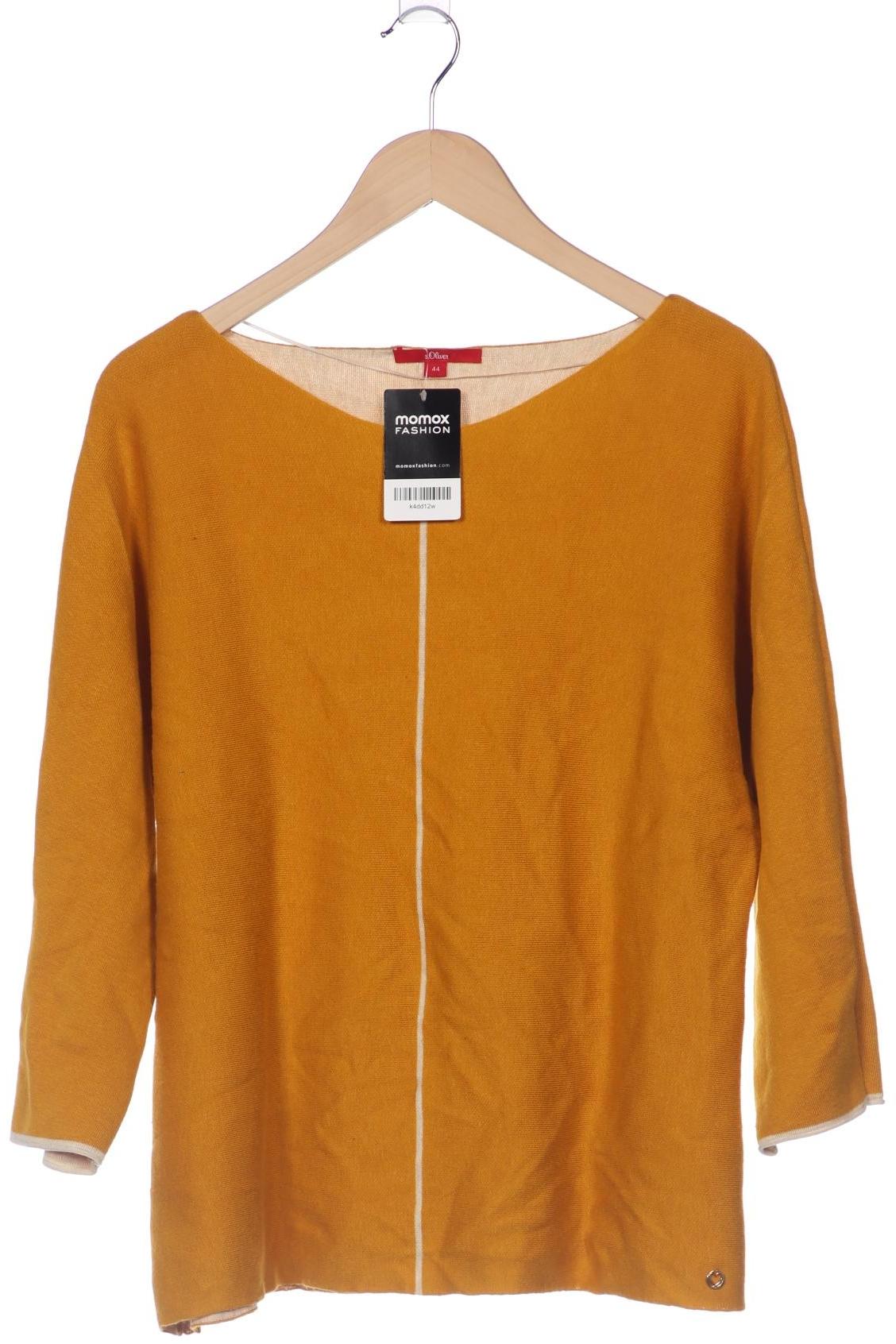 

s.Oliver Damen Pullover, gelb, Gr. 44
