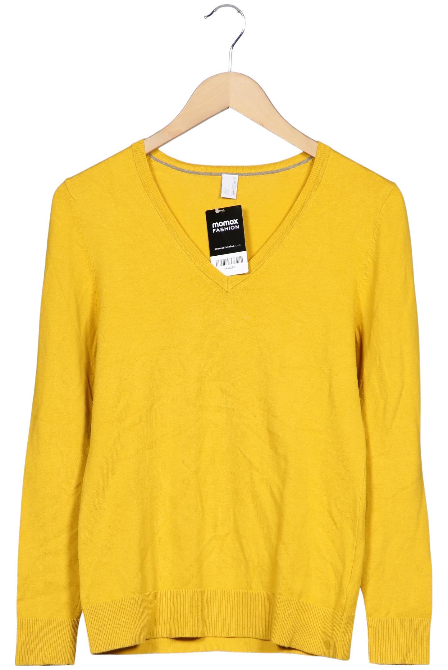 

s.Oliver Damen Pullover, gelb, Gr. 38