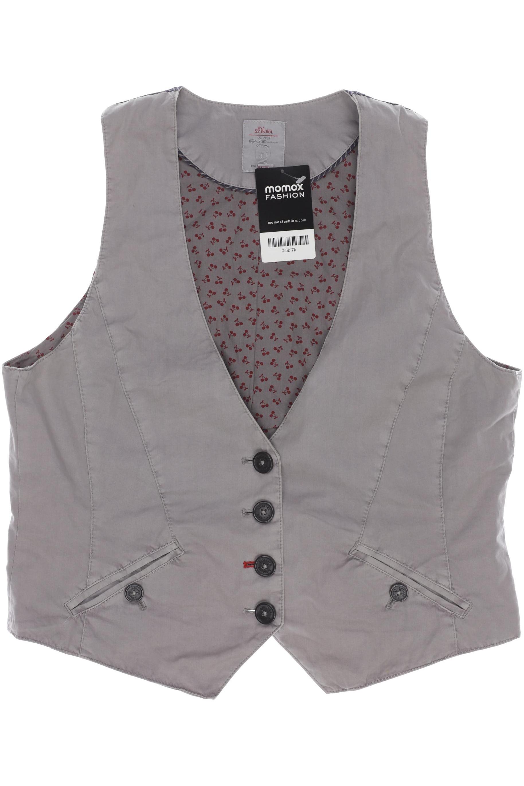 

s.Oliver Damen Weste, grau, Gr. 42