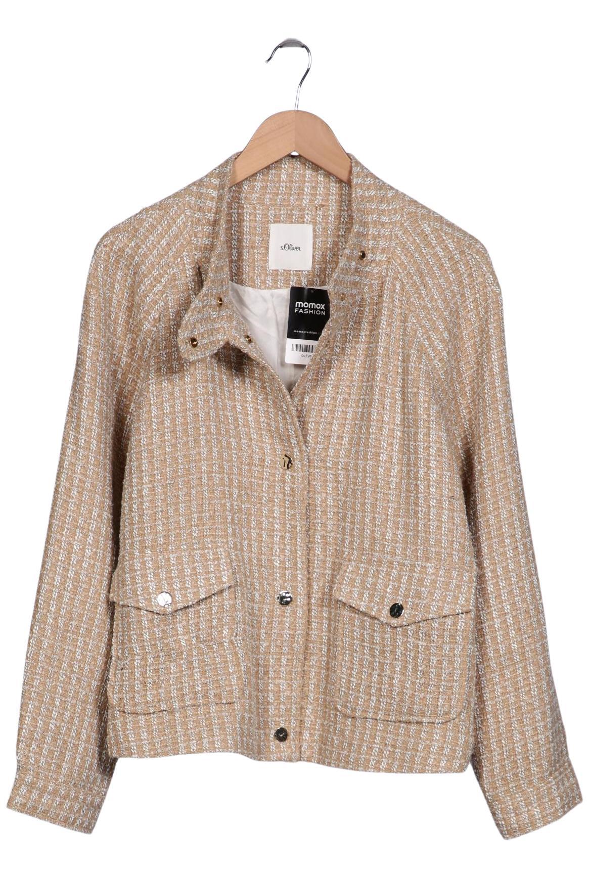 

s.Oliver Damen Jacke, beige, Gr. 46