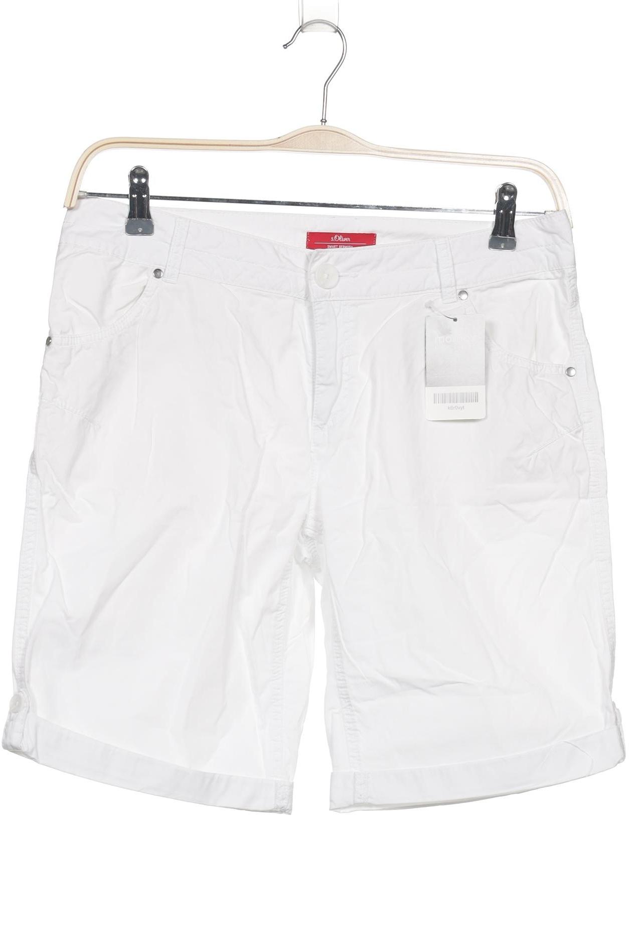 

s.Oliver Damen Shorts, weiß, Gr. 31