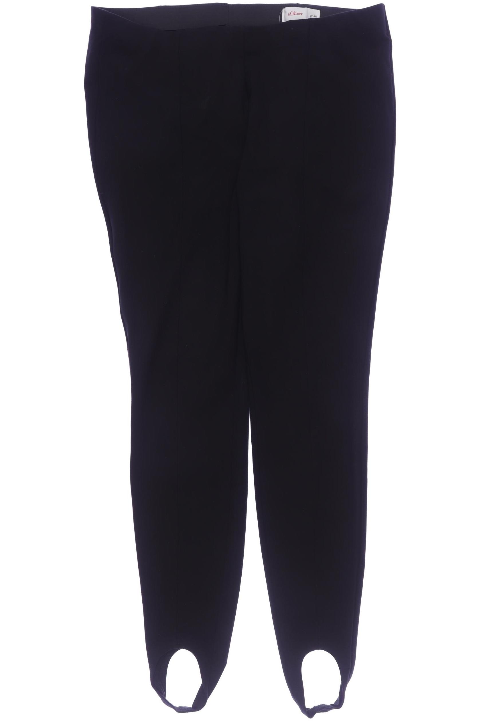 

s.Oliver Damen Stoffhose, schwarz, Gr. 46