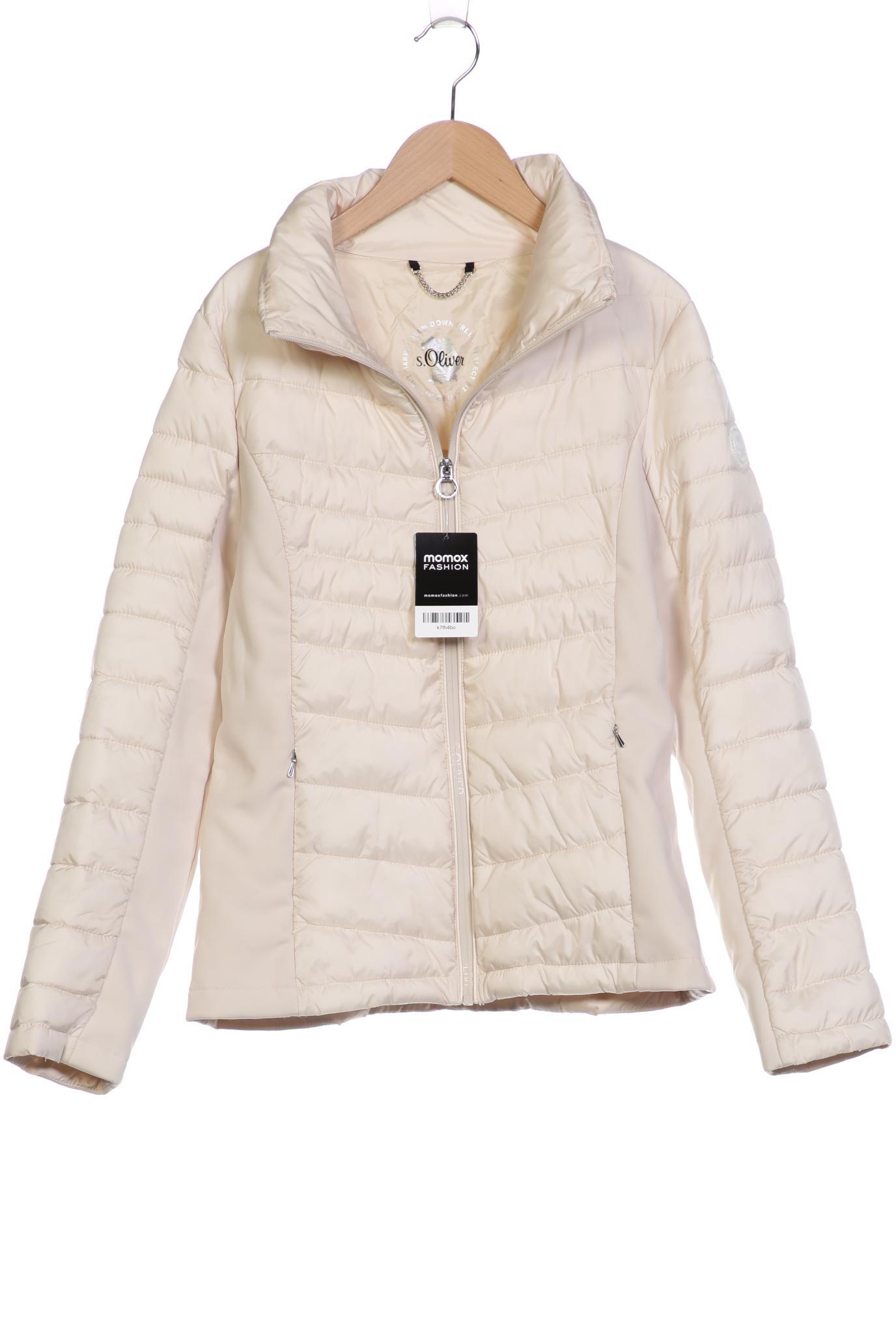 

s.Oliver Damen Jacke, cremeweiß, Gr. 38