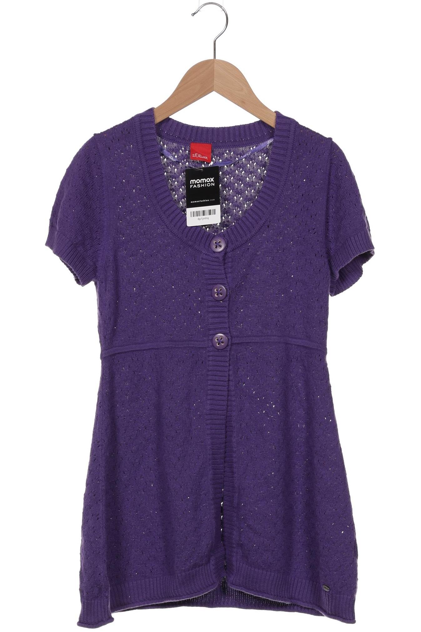 

s.Oliver Damen Strickjacke, flieder, Gr. 40